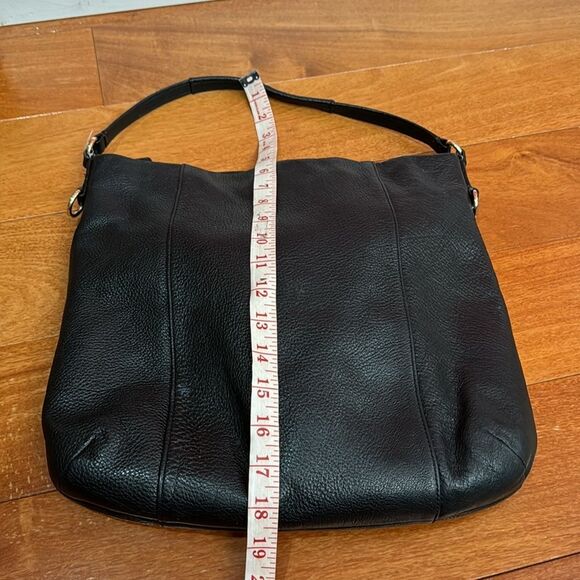 Coach Black Madison Isabelle Leather Hobo Shoulder Bag - Picture 13 of 15